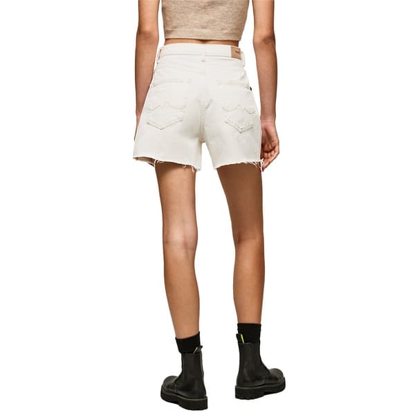 Pepe Jeans Jeansshorts Rachel 1/4 Tb5 Blå 25 Kvinna