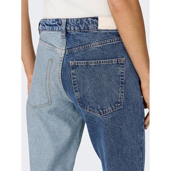 Only Jeans Med Høj Talje Linda Mom Fit Blå 27 / 30 Kvinde