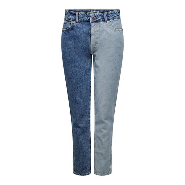Only Korkeavyötäröiset Farkut Linda Mom Fit Sininen 28 / 30 Nainen