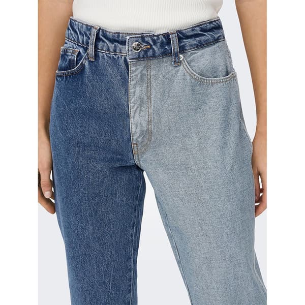 Only Korkeavyötäröiset Farkut Linda Mom Fit Sininen 28 / 30 Nainen