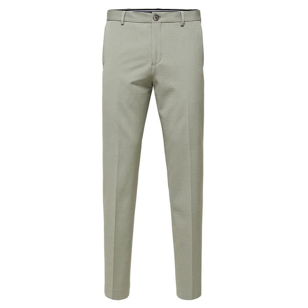 Selected Mekko Housut Corby Seersucker Slim Fit Vihreä 44 Mies