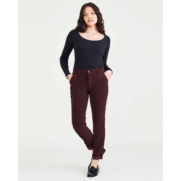 Dockers Chino Byxor Weekend Regular Slim Ankle Fit Brun 31 / 29 Kvinna