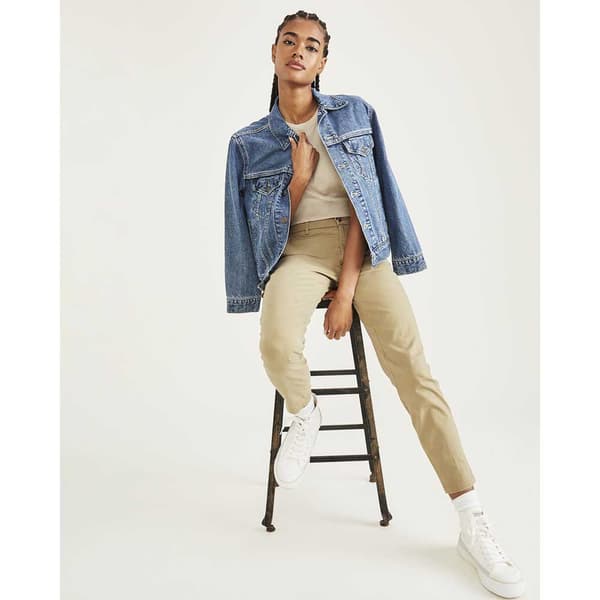 Dockers Chino Byxor Weekend Skinny Beige 29 / 29 Kvinna