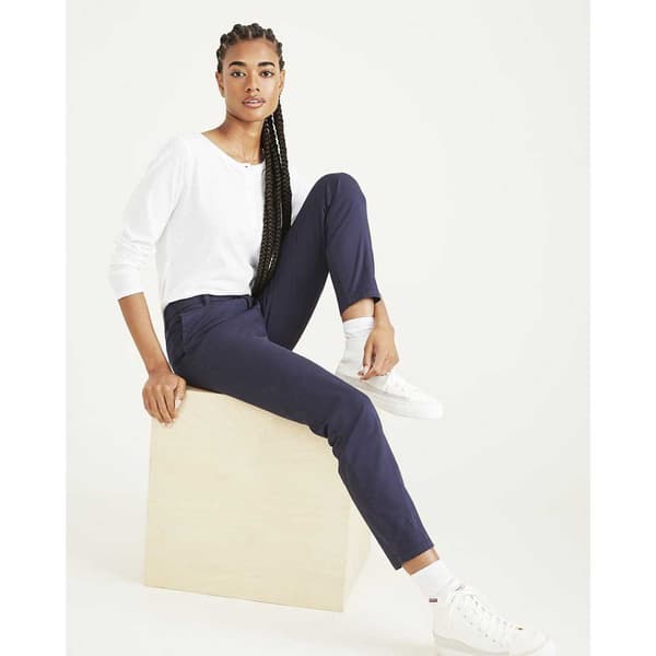 Dockers Chino Byxor Weekend Skinny Blå 32 / 29 Kvinna