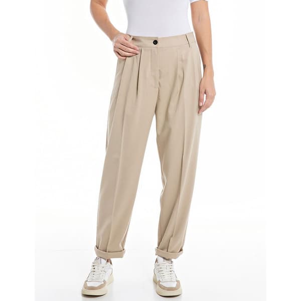 Replay Byxor W8065a.000.84489 Beige 29 Kvinna