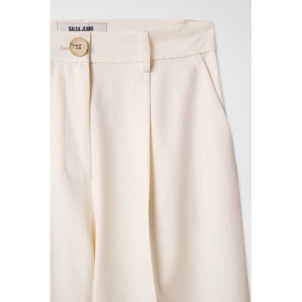 Salsa Jeans Jeans Plain Wide Leg Fit Beige S / 34 Kvinde