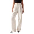 Miniatyrbillede 1 af 7: Salsa Jeans Jeans Plain Wide Leg Fit Beige S / 34 Kvinde