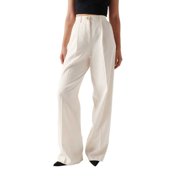 Salsa Jeans Jeans Plain Wide Leg Fit Beige S / 34 Kvinde