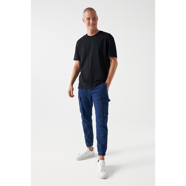 Salsa Jeans Cargo Joggere S-activ Blå 33 / 30 Mand