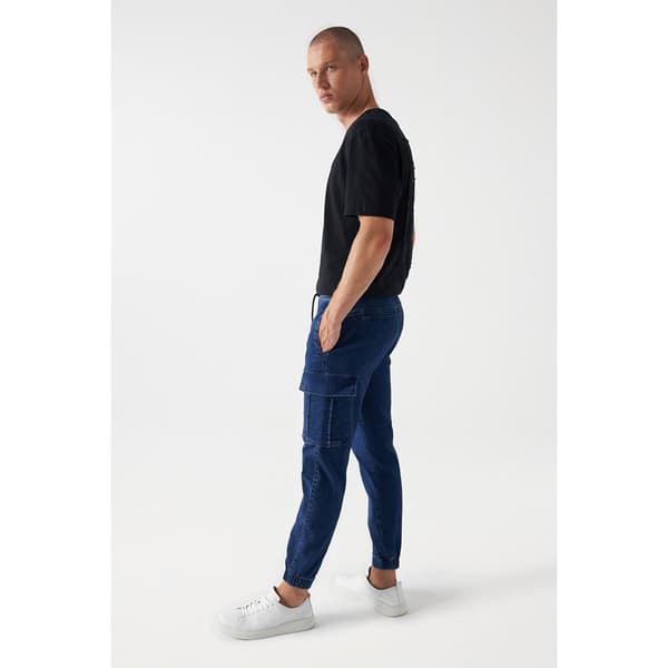 Salsa Jeans Cargo Joggere S-activ Blå 33 / 30 Mand