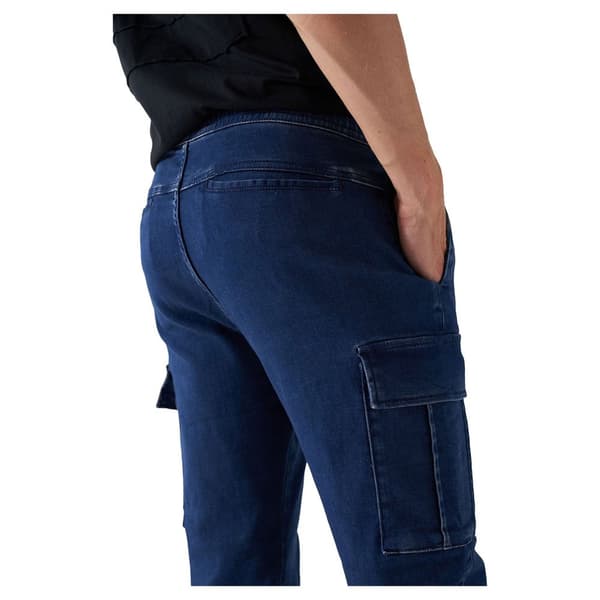 Salsa Jeans Cargo Joggere S-activ Blå 33 / 30 Mand