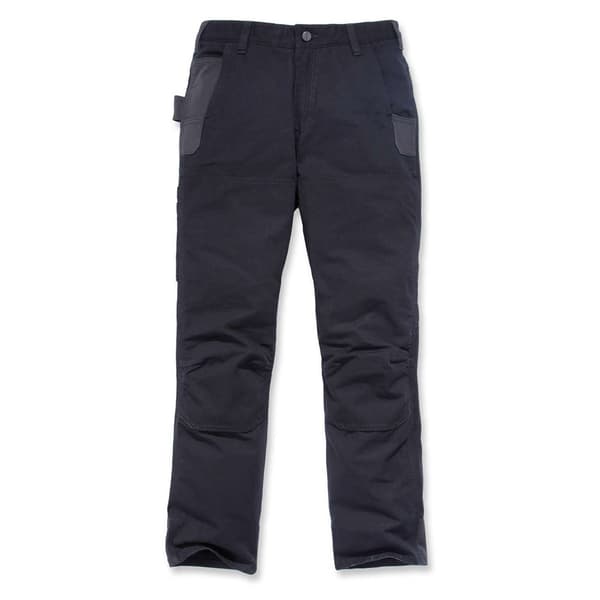 Carhartt Byxor Med Avslappnad Passform Steel Double Front Tech Svart 32 / 32