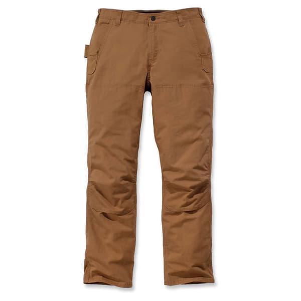 Carhartt Byxor Med Avslappnad Passform Steel Double Front Tech Brun 38 / 32