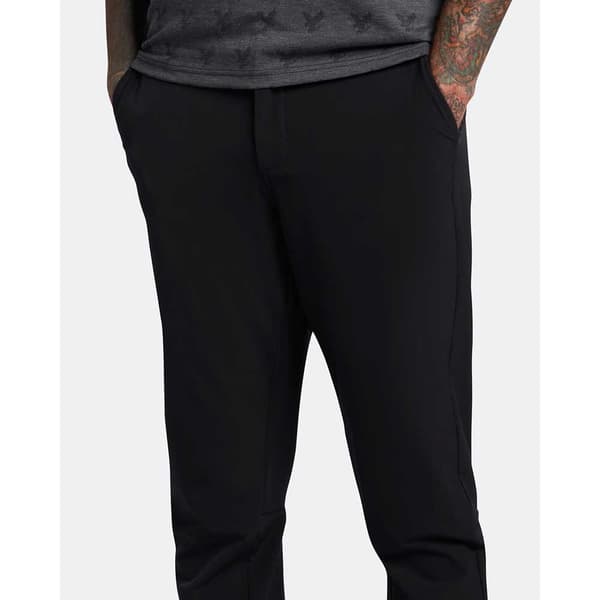 Lyle & Scott Byxor Slim Svart 32 Man