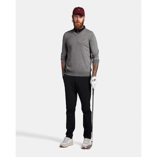 Lyle & Scott Housut Slim Musta 34 Mies