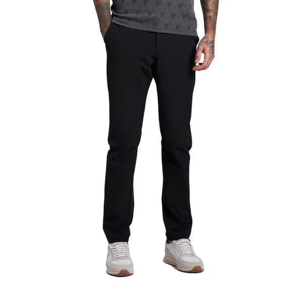 Lyle & Scott Byxor Slim Svart 38 Man