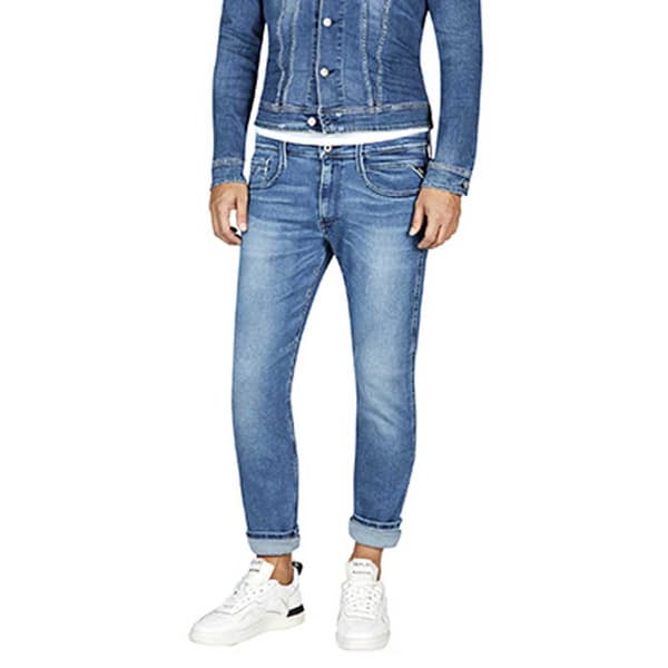 Replay Jeans M914 Anbass Blå 33 / 34 Mand