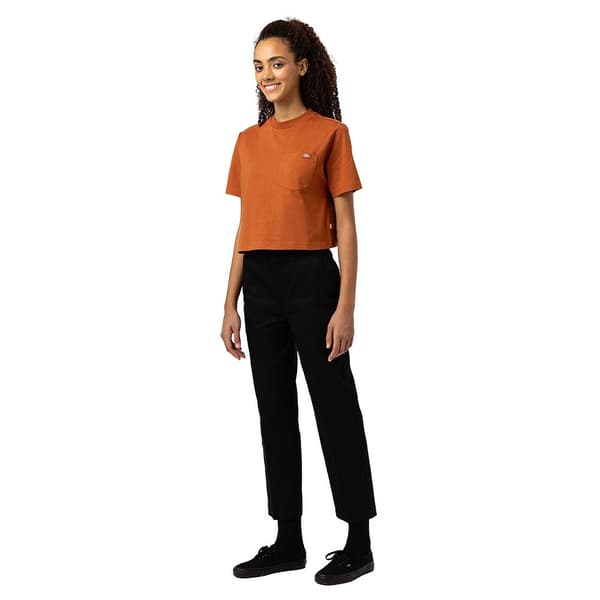 Dickies Byxor Phoenix Cropped Svart 28 Kvinna