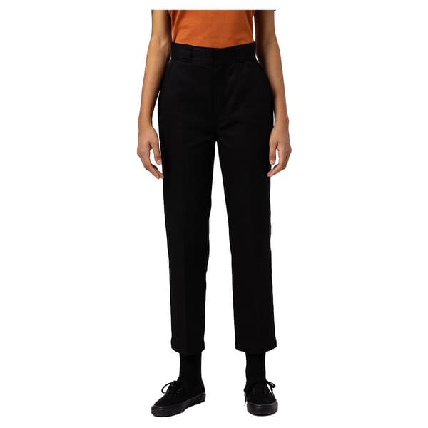 Dickies Byxor Phoenix Cropped Svart 28 Kvinna