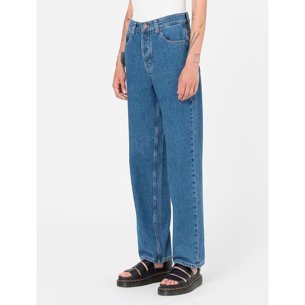 Dickies Jeans Thomasville Blå 32 Kvinde