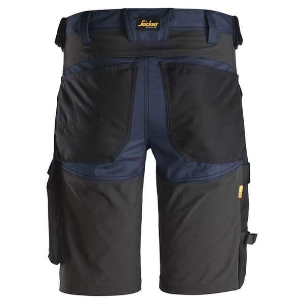 Snickers Workwear Lyhyet Joustavat Housut Allroundwork Musta 52