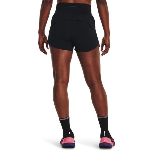Under Armour Shortsit Run Stamina 3 Inch Musta XL Nainen