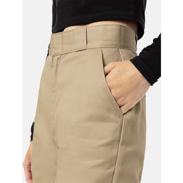 Dickies Byxor Phoenix Cropped Beige 32 Kvinna