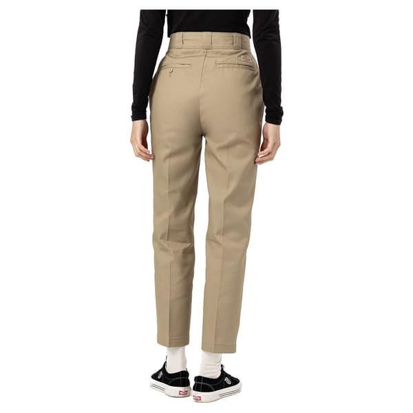 Dickies Byxor Phoenix Cropped Beige 28 Kvinna