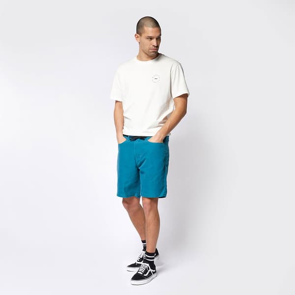 Mystic Shorts The Hybrid Blå L Man