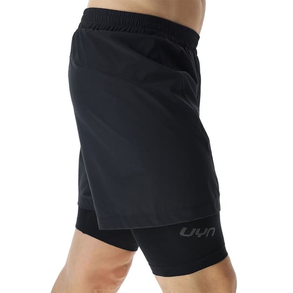 Uyn Shorts Running Exceleration Performance 2 In 1 Svart M Man