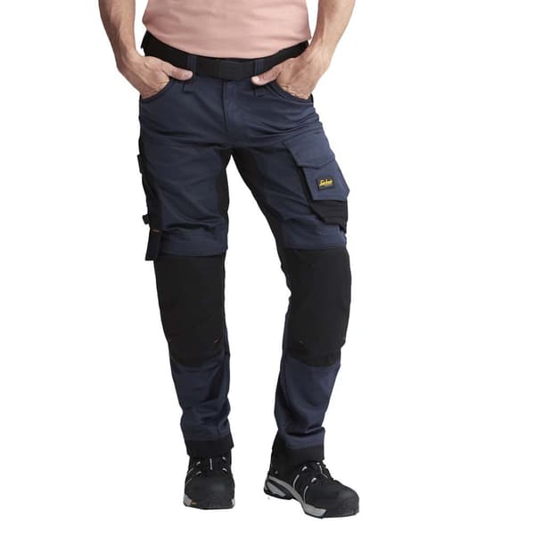 Snickers Workwear Pitkät Joustavat Housut Allroundwork Harmaa 44