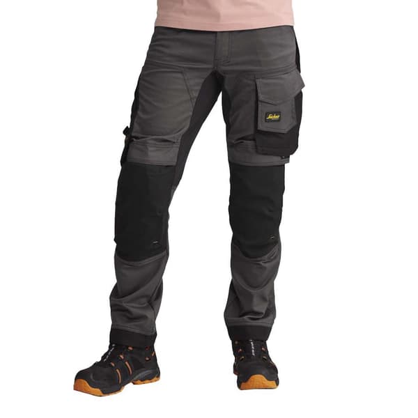 Snickers Workwear Långa Elastiska Byxor Allroundwork Svart 58