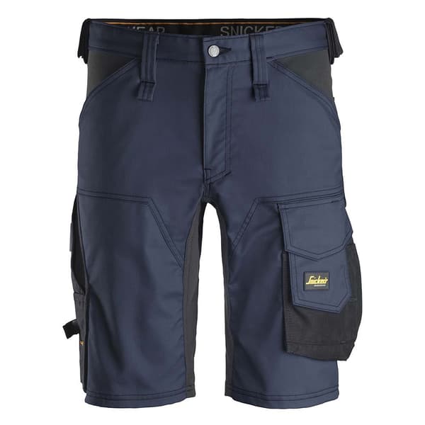 Snickers Workwear Lyhyet Joustavat Housut Allroundwork Musta 56