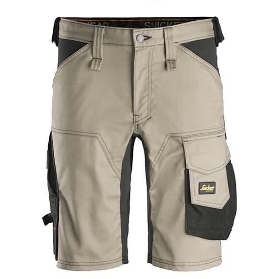 Snickers Workwear Lyhyet Housut Allroundwork Beige 44