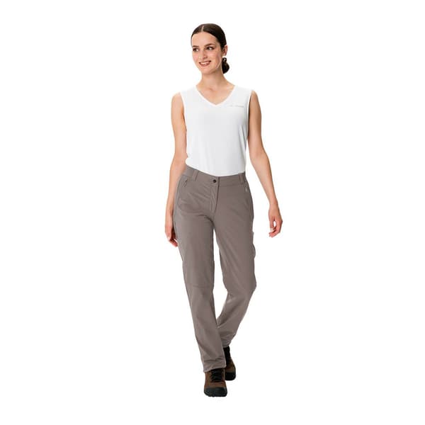 Vaude Byxor Farley Stretch Iii Brun 36 / Regular Kvinna