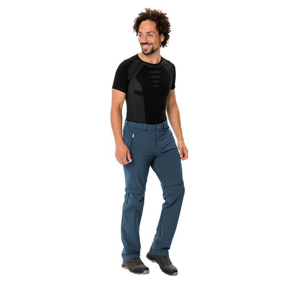 Vaude Bukser Farley Stretch T-zip Iii Blå 56 / Regular Mand