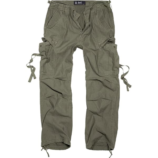 Brandit Pitkät Housut M65 Vintage Vihreä 4XL Mies