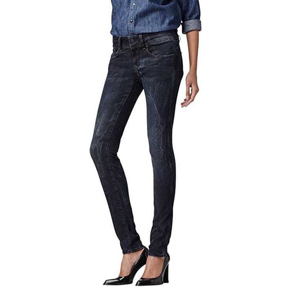 G-star Jeans Lynn Mid Waist Skinny Blå 24 / 30 Kvinna