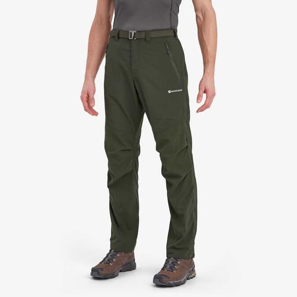 Montane Housut Terra Vihreä 34 / Regular Mies