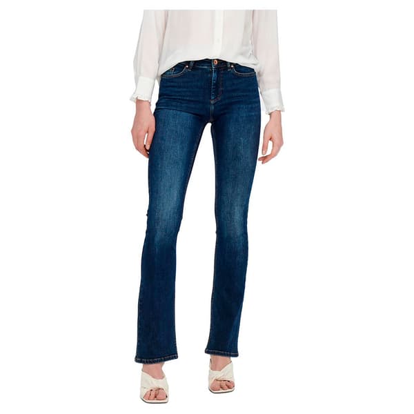 Only Jeans Blush Mid Flared Blå S / 32 Kvinde
