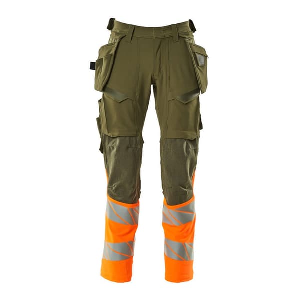Mascot Stora Byxor Med Hängande Fickor Accelerate Safe 19131 Grönt 48 / 30