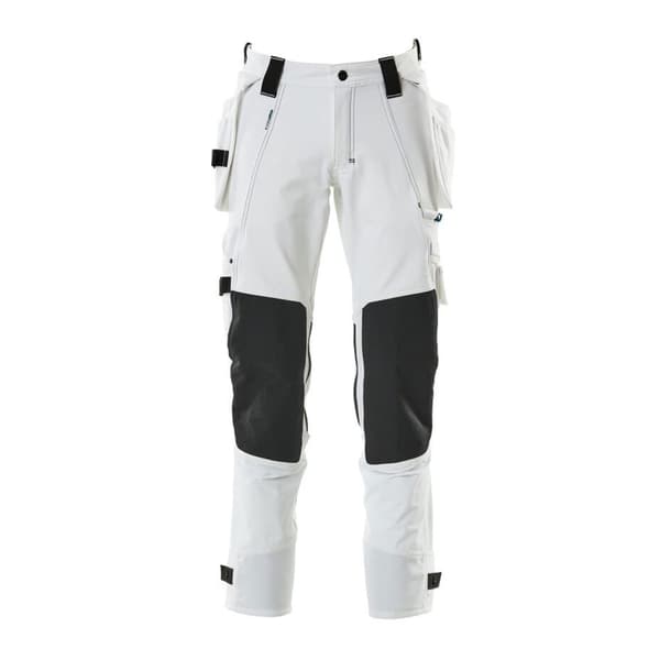 Mascot Stora Byxor Med Hängande Fickor Advanced 17031 Vit 52 / 32