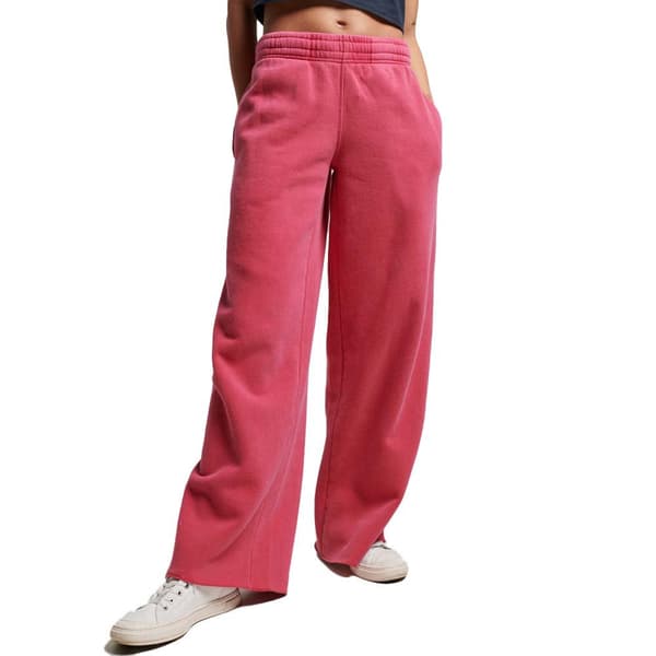 Superdry Joggare Vintage Wash Straight Rosa M Kvinna