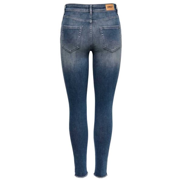Only Farkut Blush Life Mid Waist Skinny Ankle Sininen S / 32 Nainen