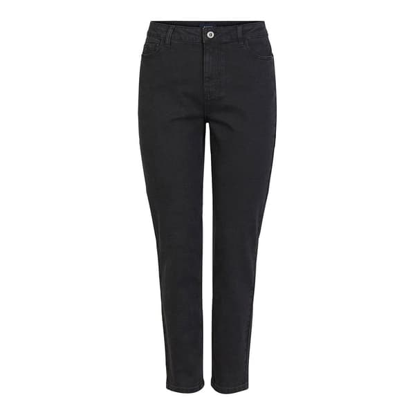 Pieces Jeans Kesia Mom High Waist Ankle Sort S Kvinde
