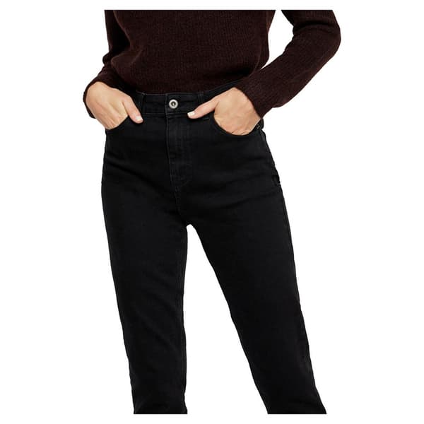 Pieces Jeans Kesia Mom High Waist Ankle Sort S Kvinde