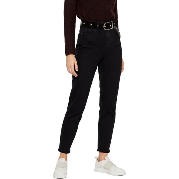 Pieces Jeans Kesia Mom High Waist Ankle Sort S Kvinde