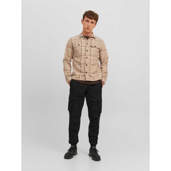 Jack & Jones Cargo Bukser Kane Noah Cuffed Sort 2XL Mand