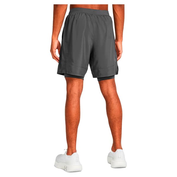 Under Armour Shorts Launch 7in 2-in-1 Grå 2XL Mand