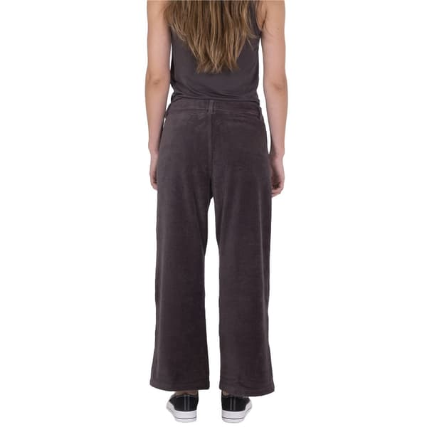 Hurley Housut Wide Leg Corduroy Musta S Nainen